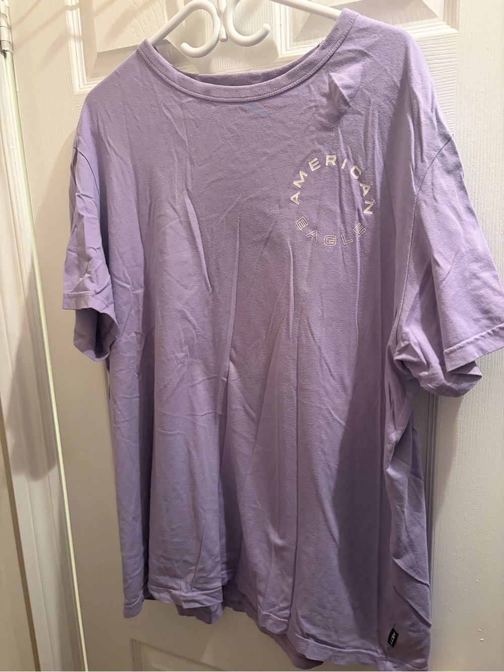 American Eagle Outfitters Lavender Crewneck Graphic Tee